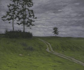 列维坦风景油画