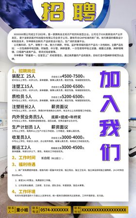招聘海报