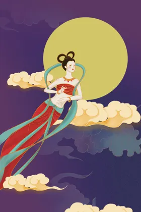 敦煌飞天乐器舞蹈飘带