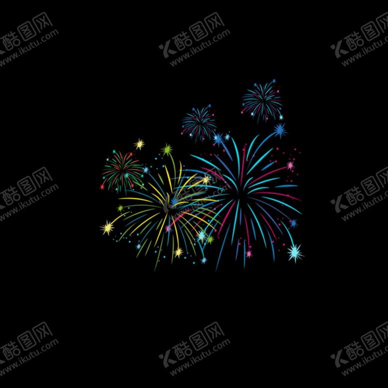 编号：23866204202016137412【酷图网】源文件下载-卡通烟花