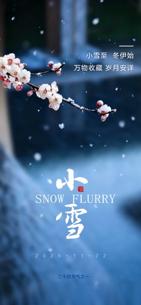 小雪海报