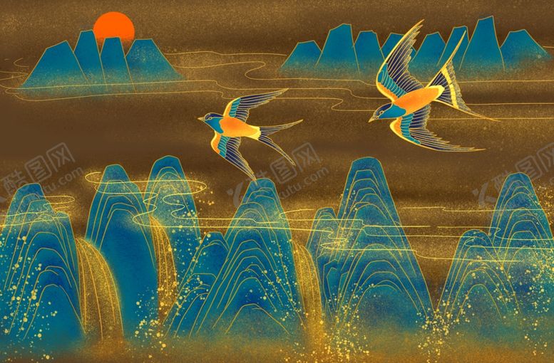 编号：66375609270333563269【酷图网】源文件下载-国潮背景