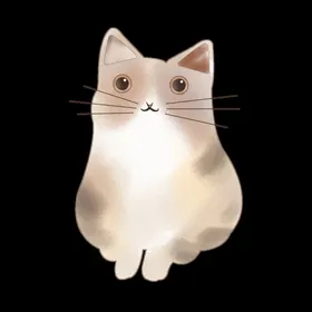 手绘卡通猫图片风格里小咪可爱小咪