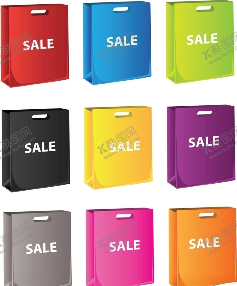 编号：93489109111046013261【酷图网】源文件下载-矢量购物袋