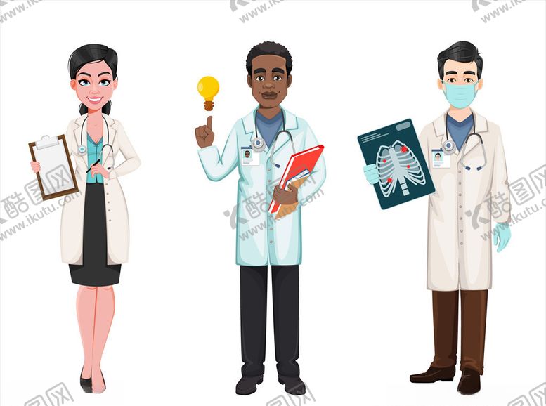 编号：77681510292355207780【酷图网】源文件下载-卡通医生