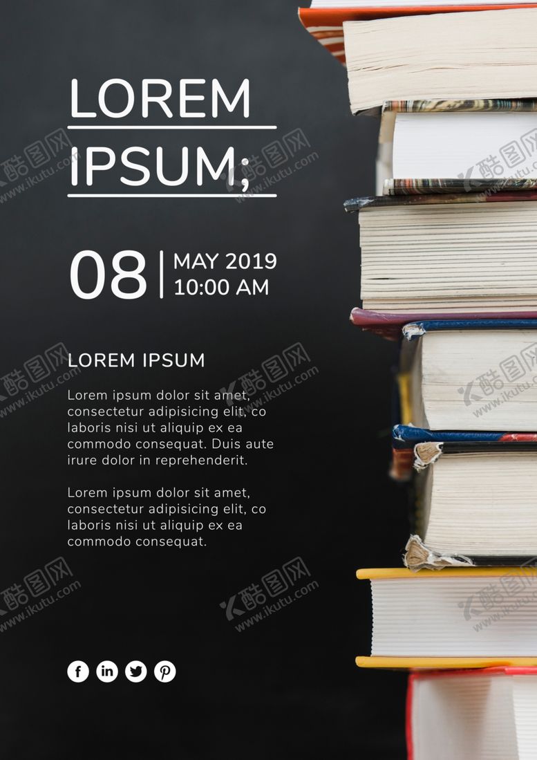 编号：70605010280935018356【酷图网】源文件下载-黑板书籍封面背景