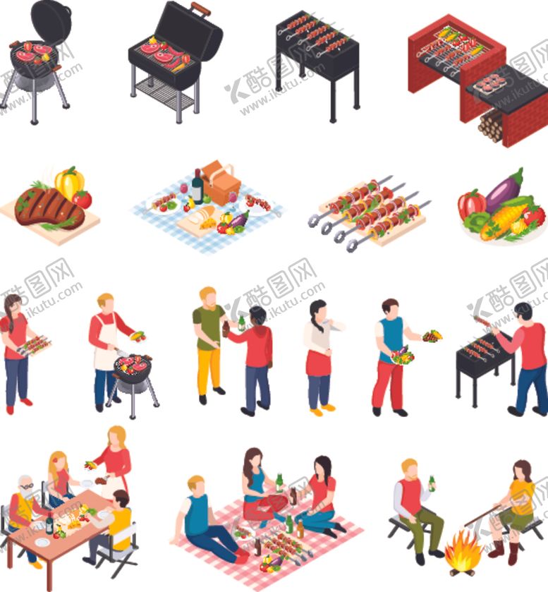 编号：13190910042237393144【酷图网】源文件下载-扁平化工作场景与人物