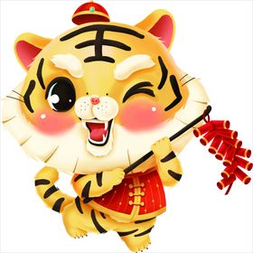 卡通老虎