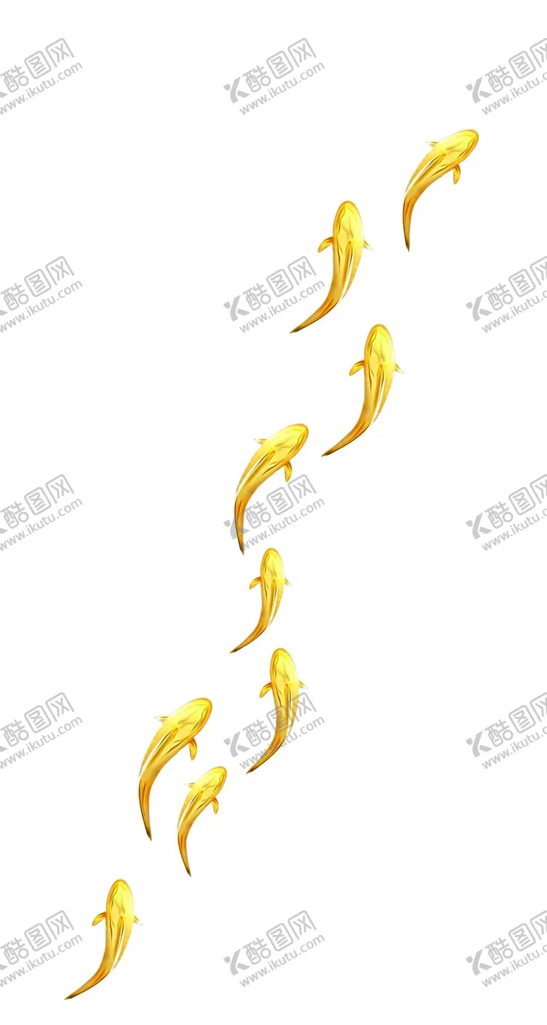 编号：95014910281615499689【酷图网】源文件下载-透明 手绘 九鱼 元素 素材