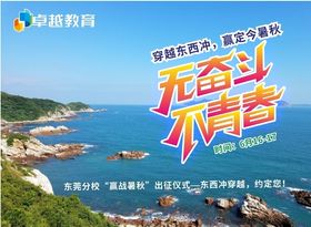 无奋斗不青春青春励志海报