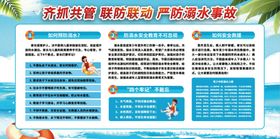 珍爱生命预防溺水宣传海报