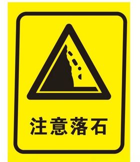 矢量注意落石