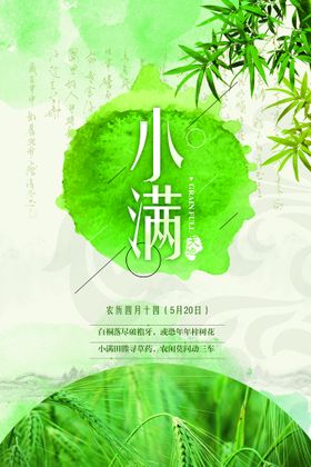 编号：06235409240816277862【酷图网】源文件下载-小满芒种海报