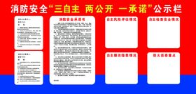 消防安全公示栏