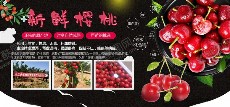 编号：79072606261127299301【酷图网】源文件下载-樱桃展板