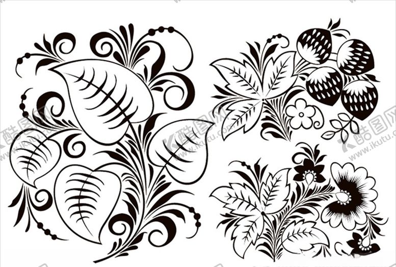 编号：47920909260126054562【酷图网】源文件下载-植物图腾花纹
