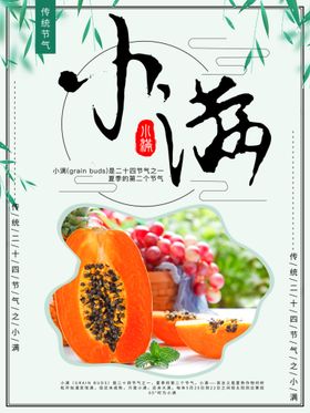 小满单图节气海报微信