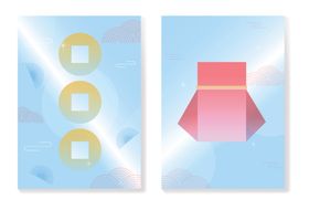 简约几何图案设计元素