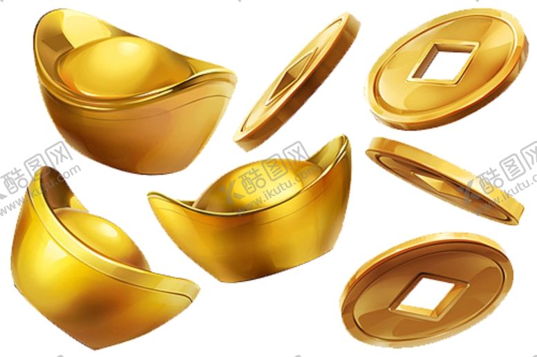 编号：34779009220706163933【酷图网】源文件下载-金币图片