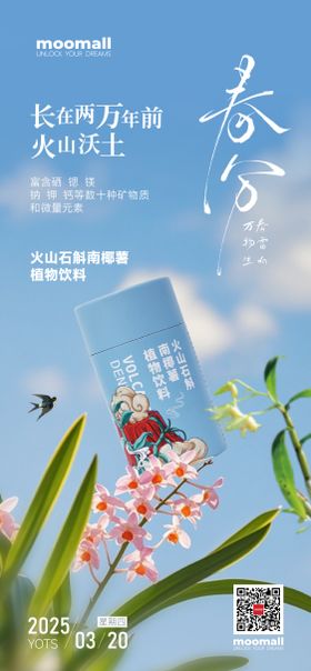 二十四节气春分产品海报