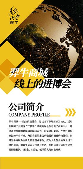 蓝色科技宣传单