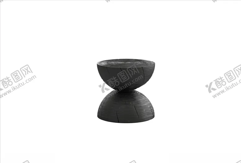 编号：86837403160408279399【酷图网】源文件下载-3D凳子模型皮墩家具