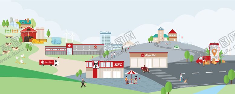 编号：59311503232246291484【酷图网】源文件下载-社区插商场插画