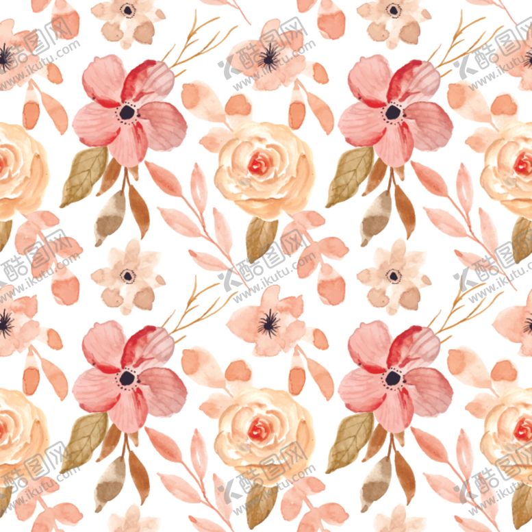 编号：48332710290032288824【酷图网】源文件下载-花卉底纹