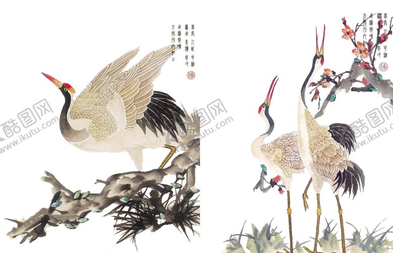 编号：90443510041822366372【酷图网】源文件下载-仙鹤图片