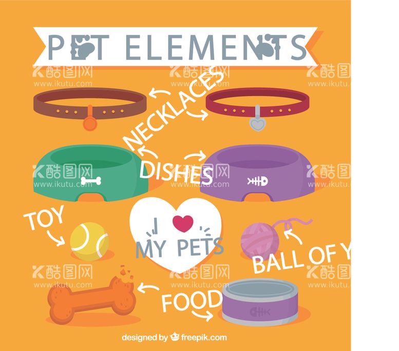 编号：82760403121319353382【酷图网】源文件下载-宠物用品矢量