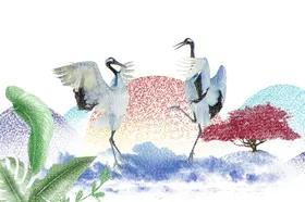 中国风景插画