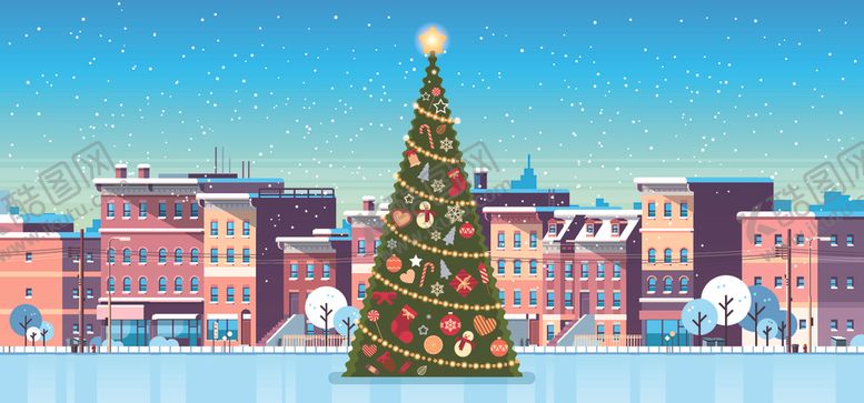 编号：75792509141111185616【酷图网】源文件下载-圣诞节海报