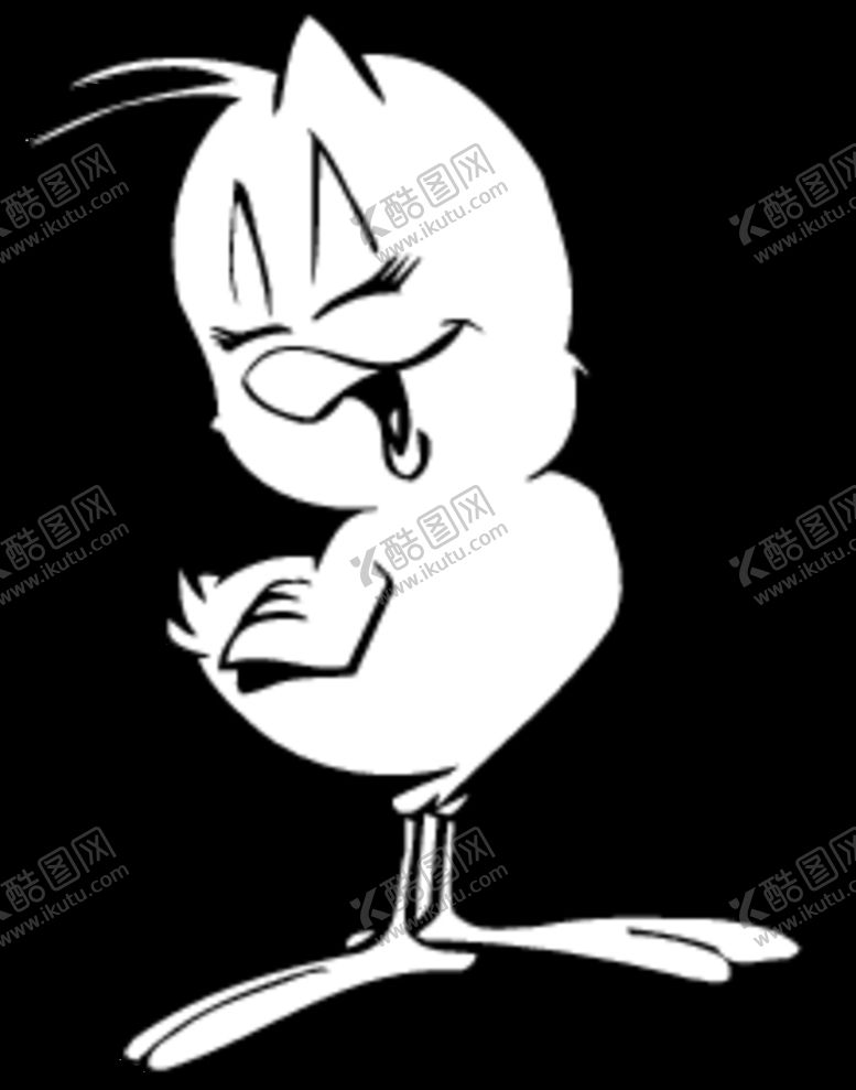 编号：36636005040035047203【酷图网】源文件下载-手绘黑白动物