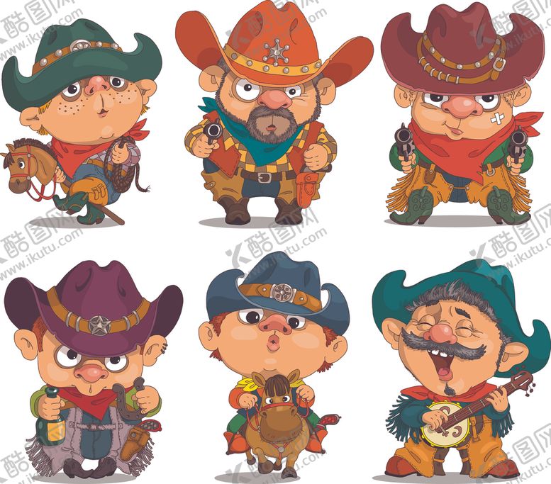 编号：54407110131957467664【酷图网】源文件下载-西部牛仔