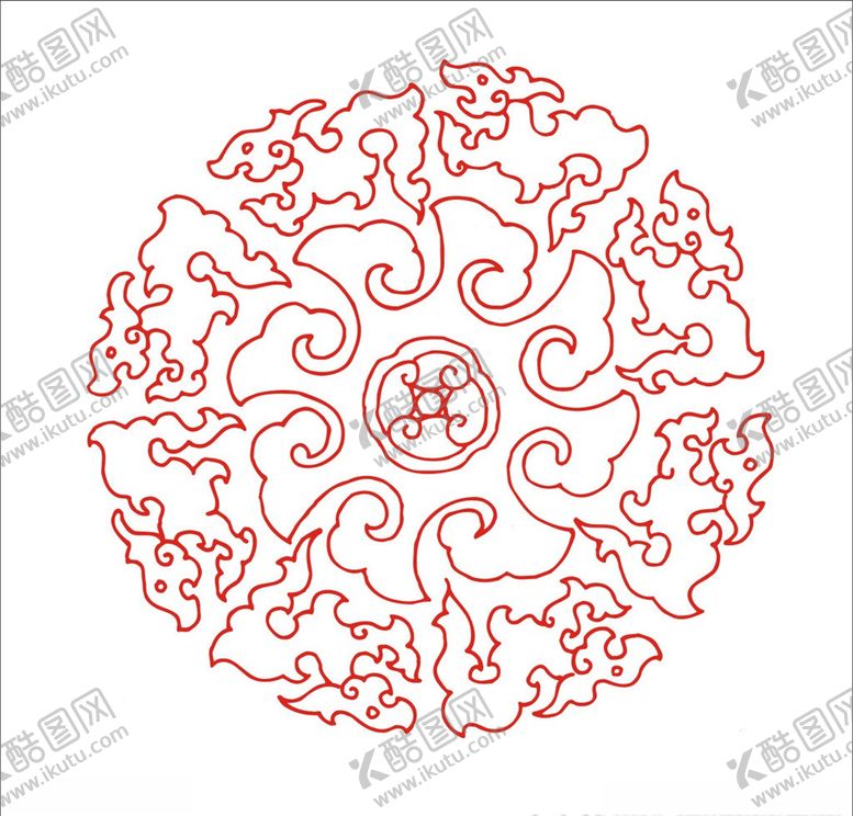 编号：33236506241840196363【酷图网】源文件下载-祥云花