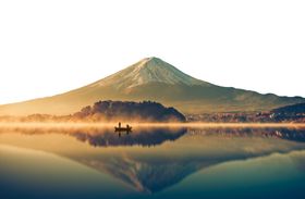 山川河流装饰画