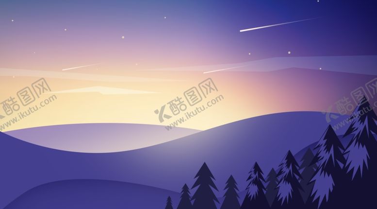 编号：92420206271701363129【酷图网】源文件下载-风景插画