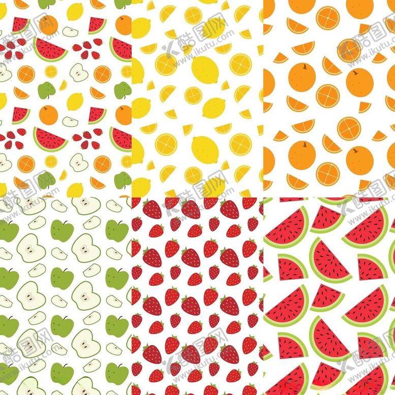 编号：36253506191335109880【酷图网】源文件下载-缤纷水果图案
