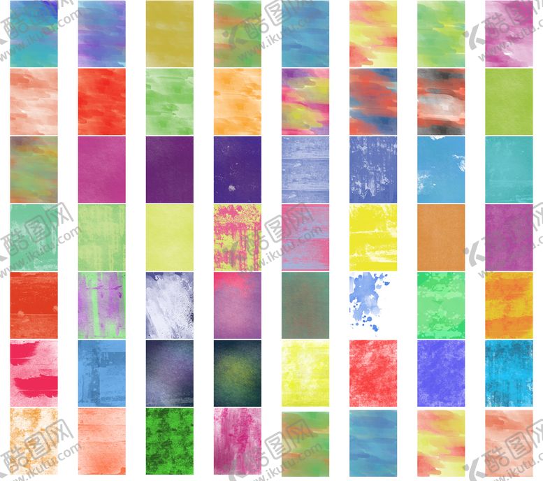 编号：92493510111707441180【酷图网】源文件下载-60张水彩背景