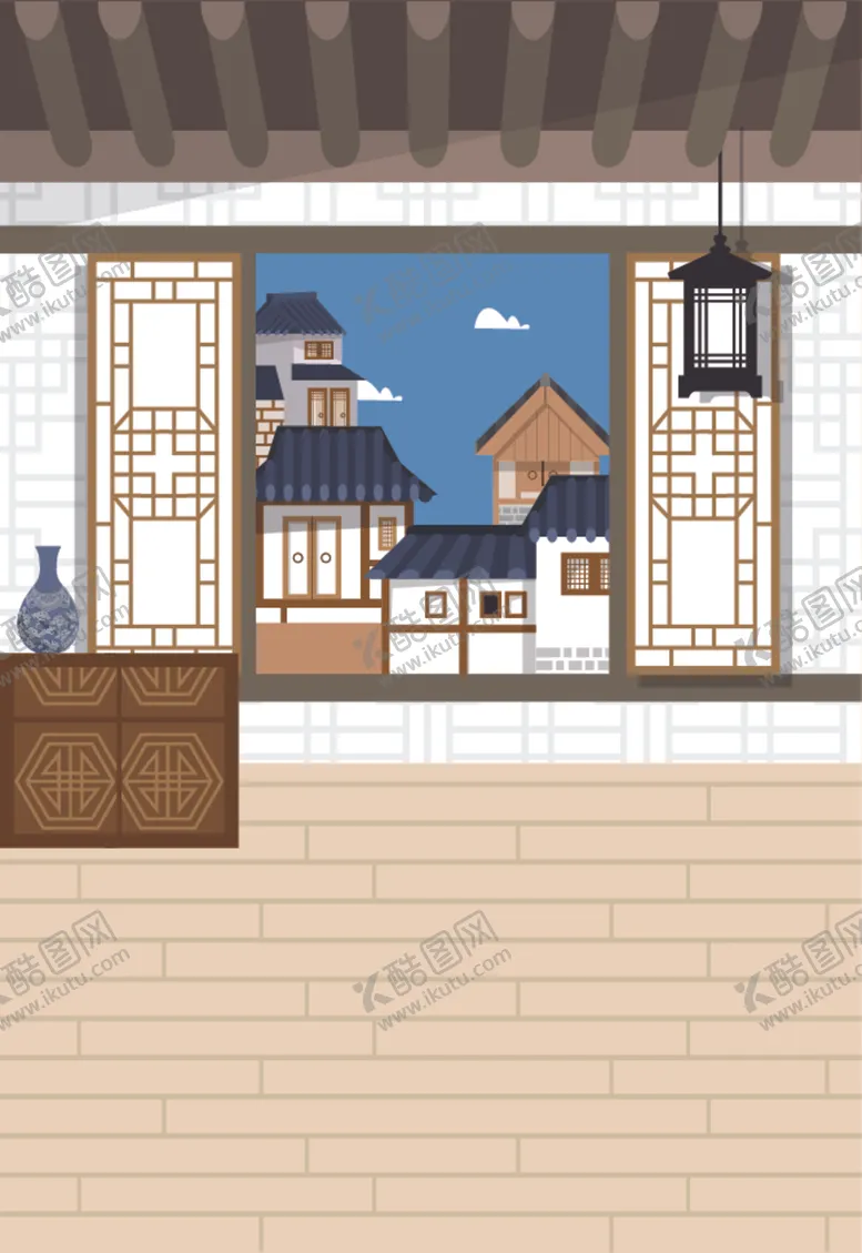 编号：61431107020334395729【酷图网】源文件下载-手绘古代建筑