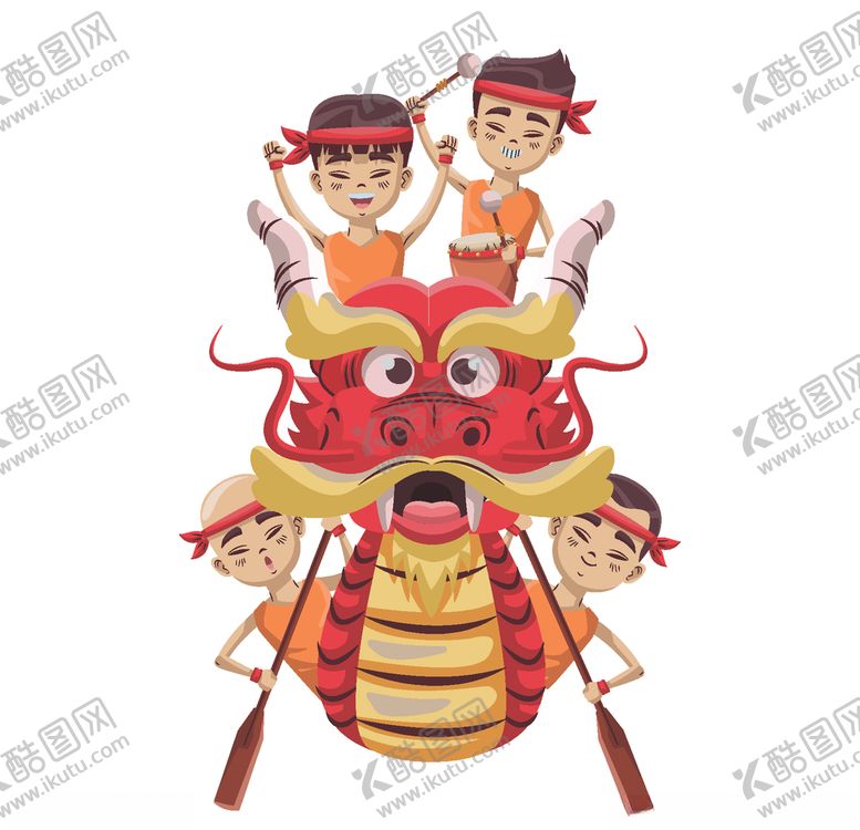 编号：55265306250803204295【酷图网】源文件下载-端午赛龙舟