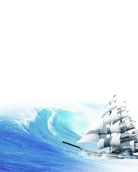 大海帆船