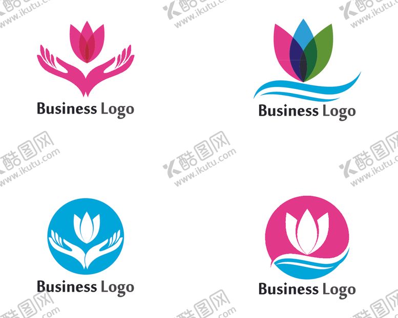 编号：41871409230011018394【酷图网】源文件下载-抽象荷花图标