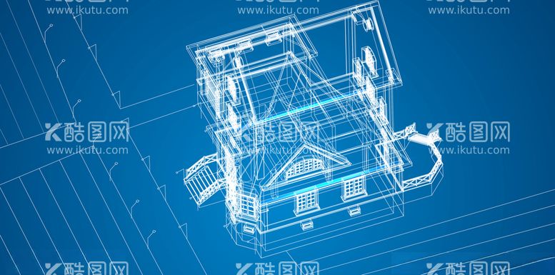 编号：64901903211339477817【酷图网】源文件下载-科技建筑线条