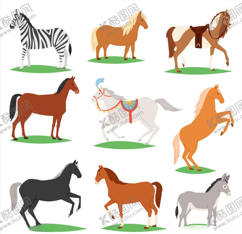 编号：59948310180350152408【酷图网】源文件下载-卡通马