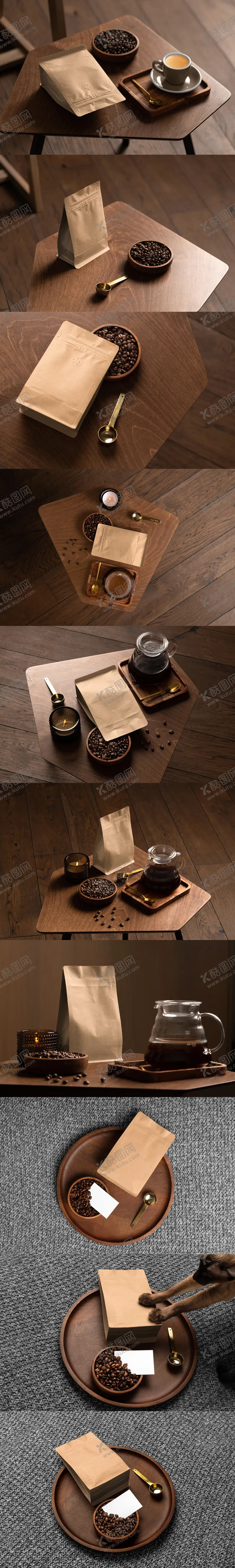 编号：93101811262047053969【酷图网】源文件下载-咖啡品牌包装VI样机