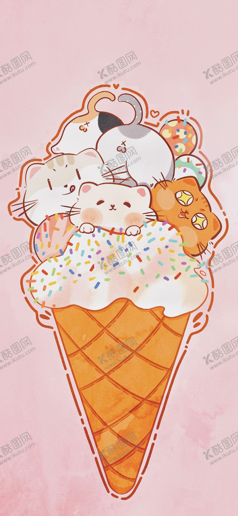 编号：27283502200116537839【酷图网】源文件下载-插画手机壁纸