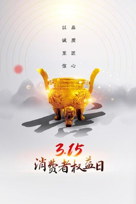 三一五诚信海报