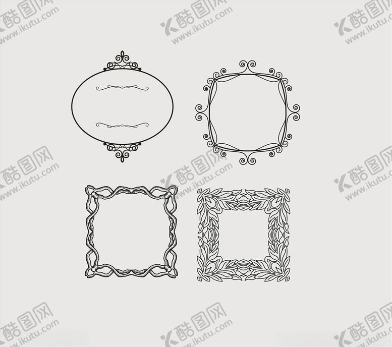 编号：23229110240017361467【酷图网】源文件下载-花纹花边