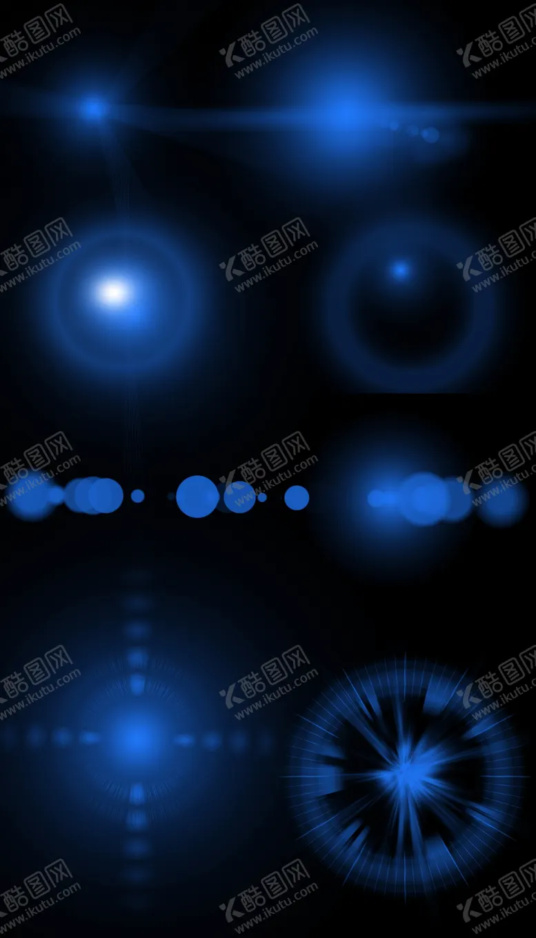 编号：16473507020457265400【酷图网】源文件下载-蓝色光效